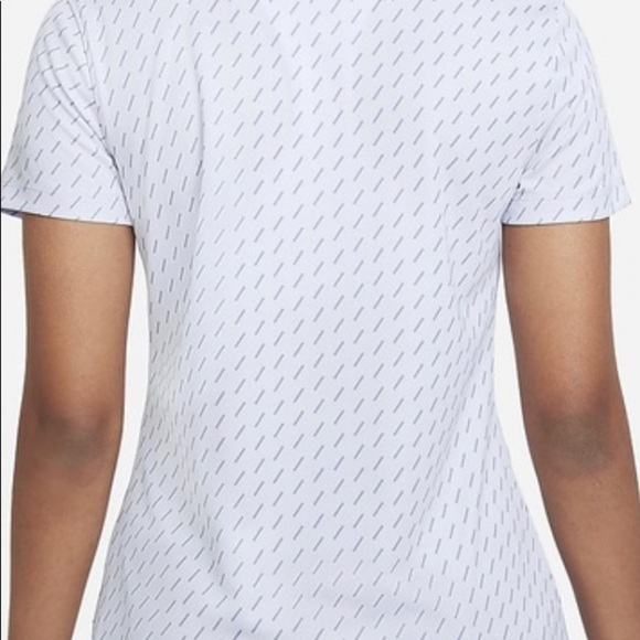 New Nike Women’s Dri Fit Victory dash printed Golf shirt XS - Picture 2 of 6